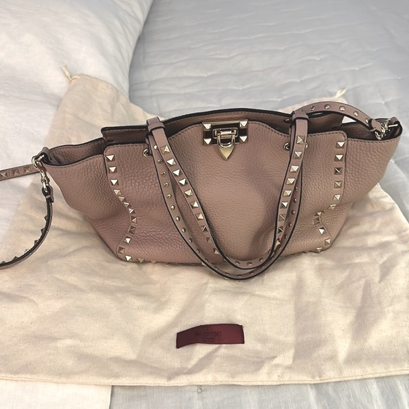 MINI ROCKSTUD GRAINY CALFSKIN bag - Picture 5 of 16